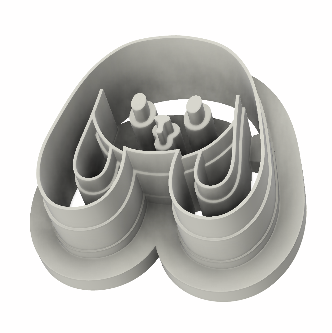 STL file Flower Droopy Bunny (for 3D printing only)