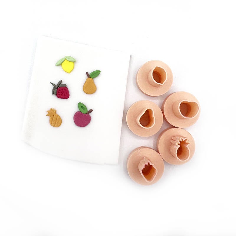 Fruit Deco MINI cutters (5 stuks) approx 7mm