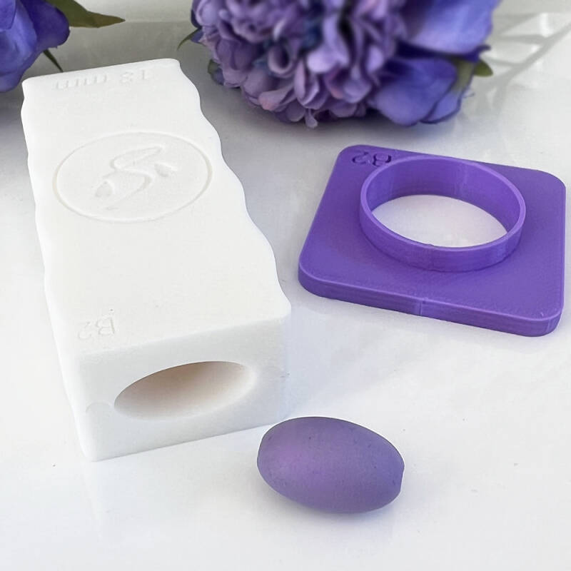 Bead Roller Ovoid  18 mm + measurement circle