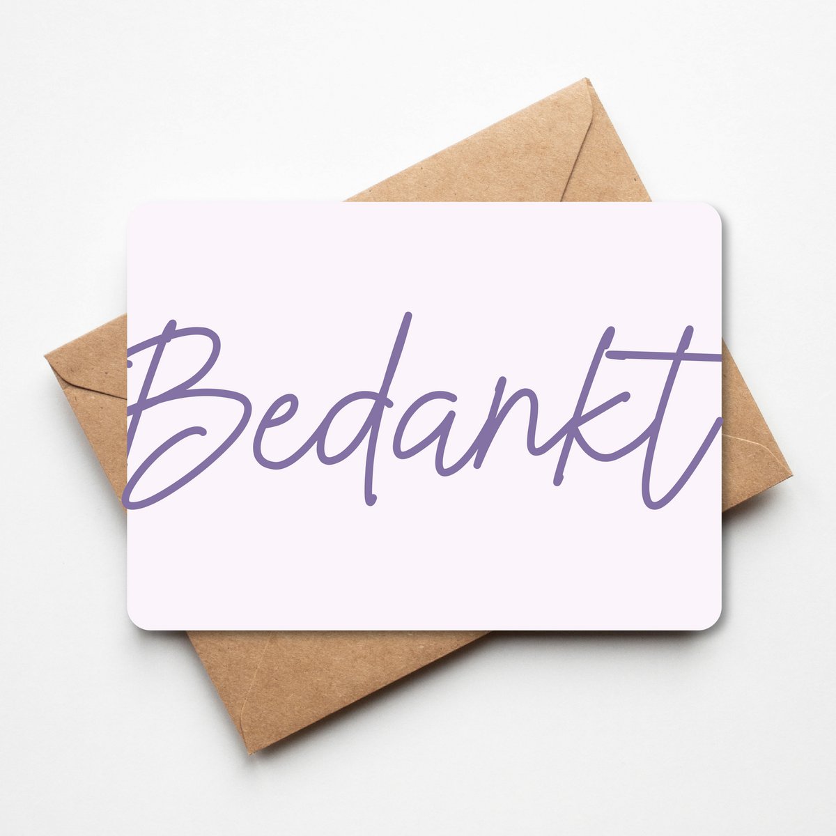 Bedankkaart | bedankt | Wenskaart