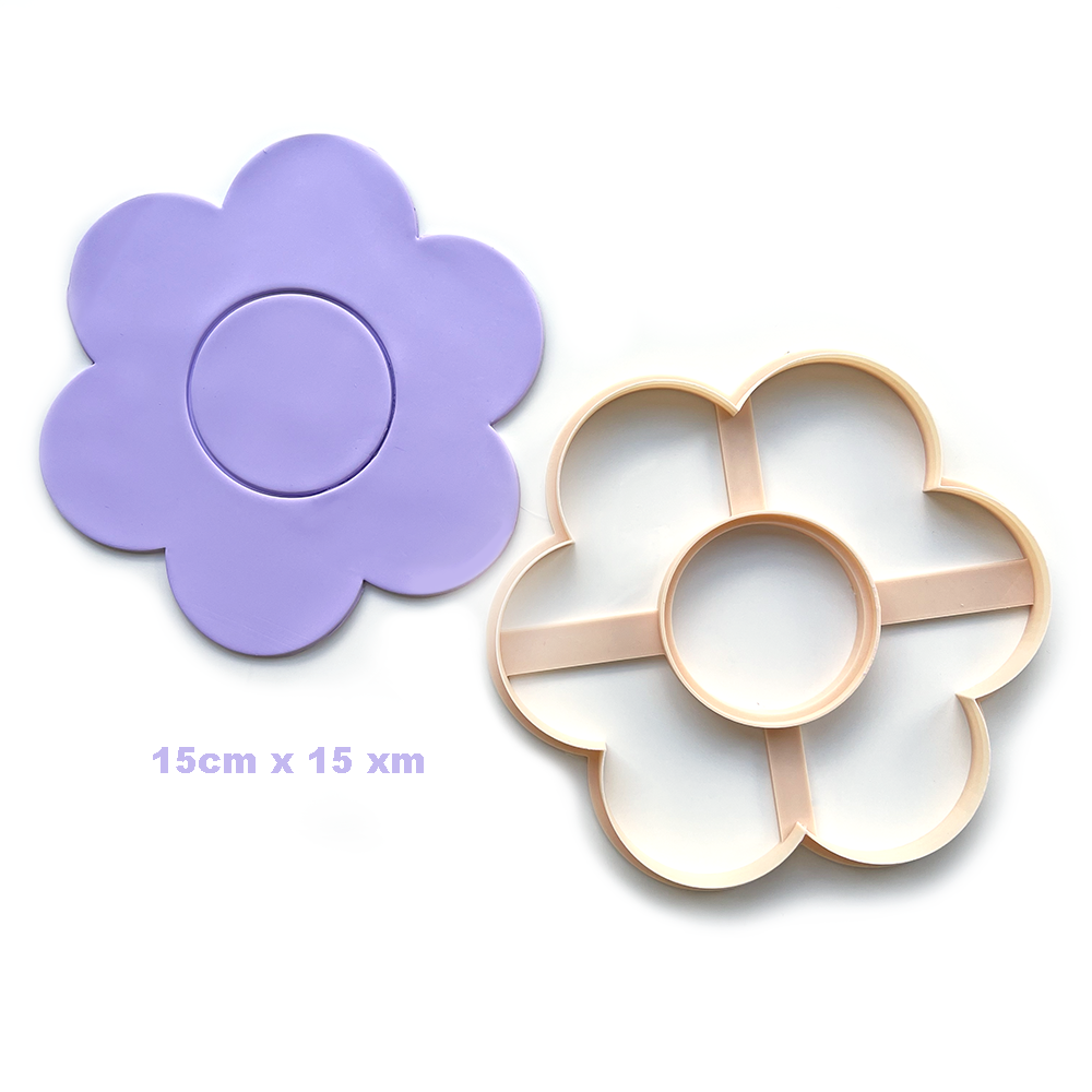 Bloem C | onderzetter | schaaltje | Maxi Polymeer klei cutter