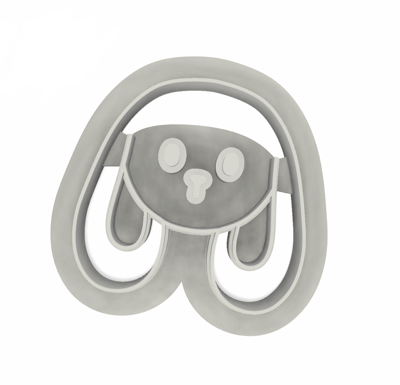 STL file Flower Droopy Bunny (for 3D printing only)