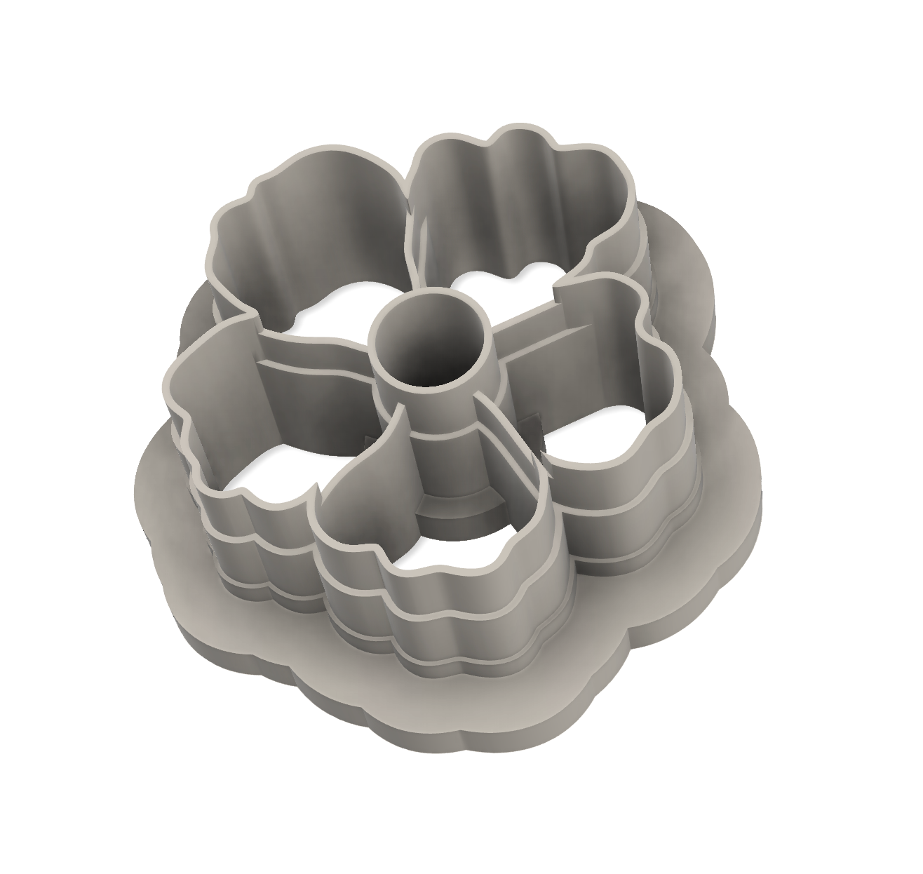 STL file Flower Belladonna Closed (for 3D printing only)