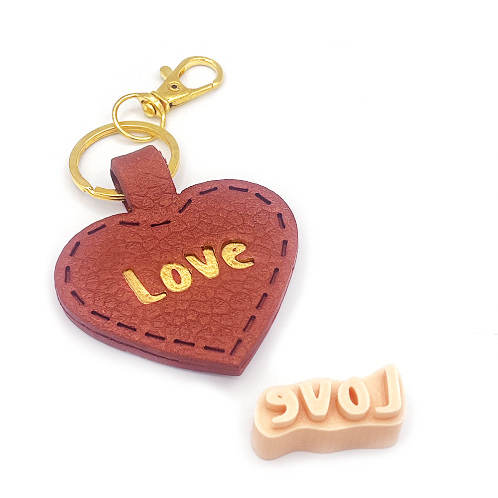 Sleutelhanger Stempel Love |  50 | Polymer Clay Cutters | Polymeer Klei Cutters