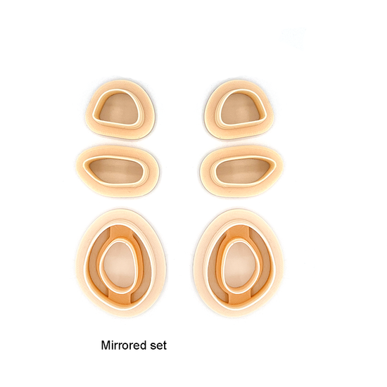 Organic set Madelon | Polymer Clay Cutter