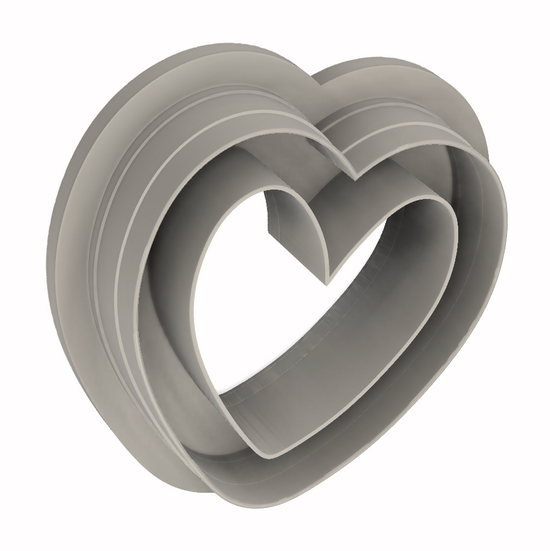 STL file Thin Hearts (for 3D printing only)