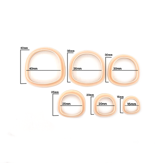 Organic Squircle| Organische Squircle | Polymeer klei cutter | Polymer Clay Cutter