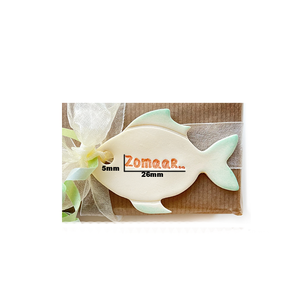 Polymeer klei stempels divers Tag/ Label | 50
