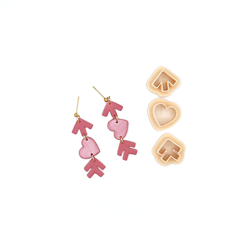 Hart met Pijl | Polymeer klei cutter
