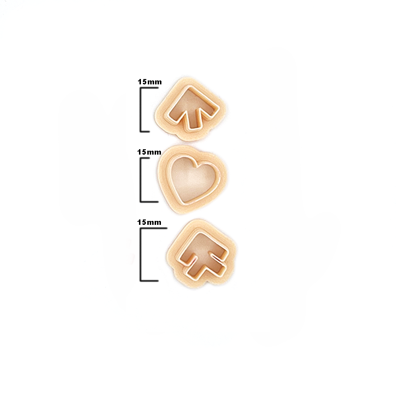 Hart met Pijl | Polymeer klei cutter