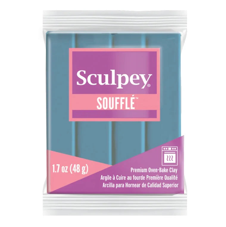Sculpey Soufflé | Bluestone 6003 | 48 gram | Polymeer Klei | Polymer Clay