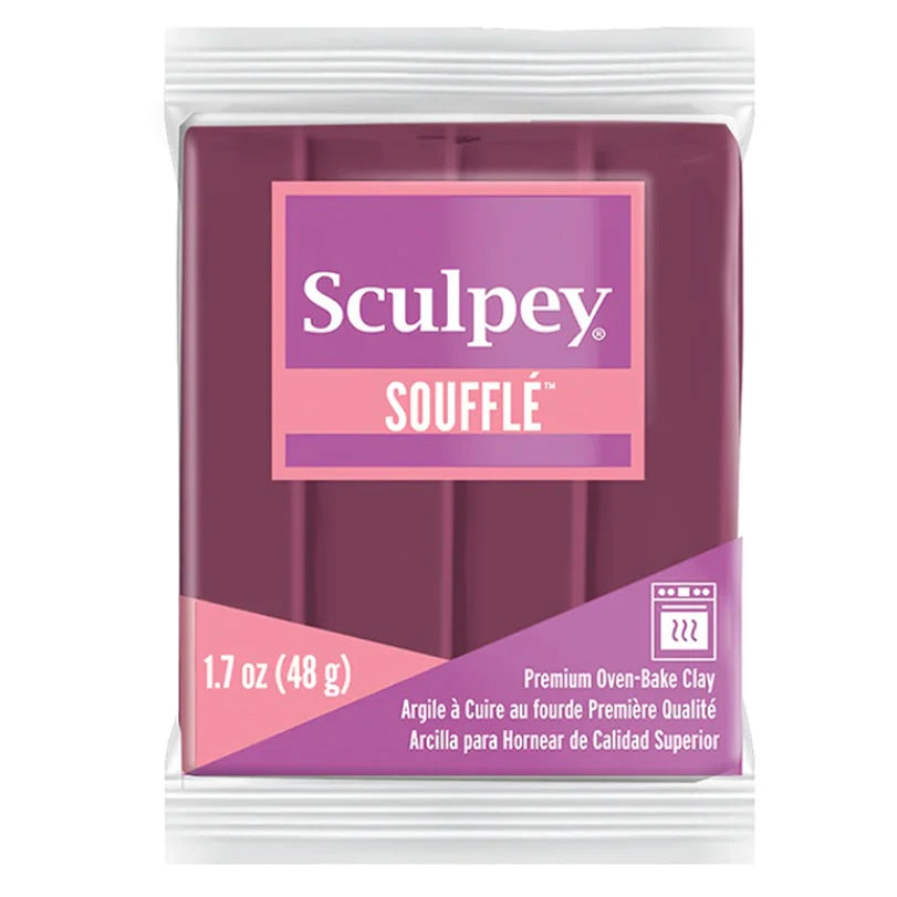 Sculpey Soufflé | Cabernet 6028 | 48 gram | Polymeer Klei | Polymer Clay