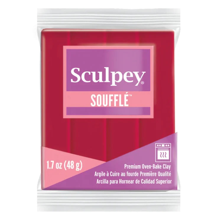 Sculpey Soufflé | Cherry Pie 6083 | 48 gram | Polymeer Klei | Polymer Clay