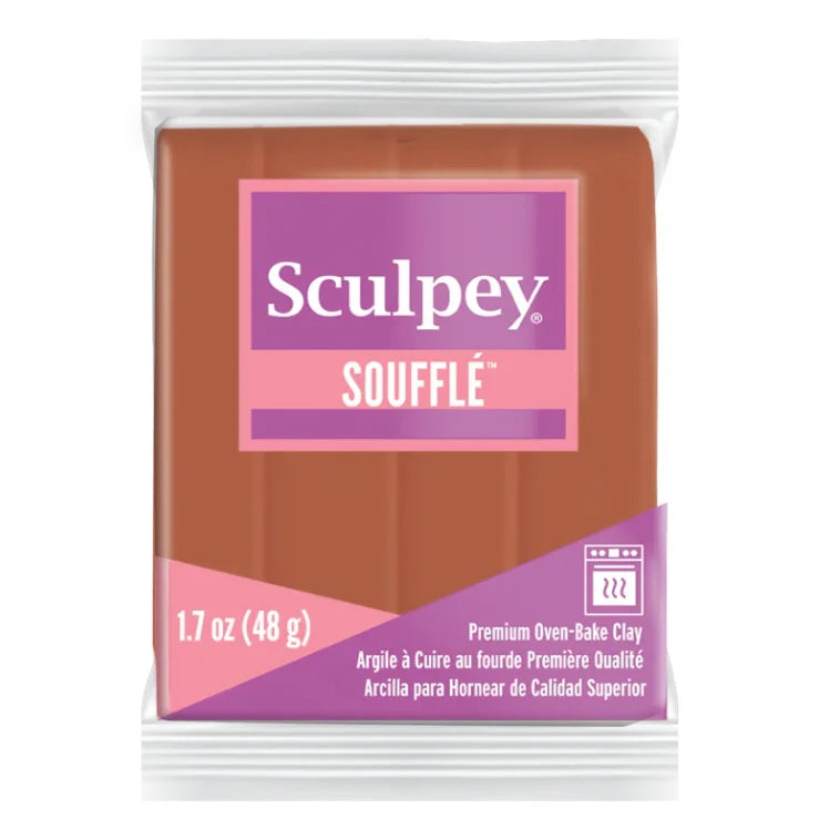 Sculpey Soufflé | Cinamon 6665 | 48 gram |Polymeer Klei | Polymer Clay