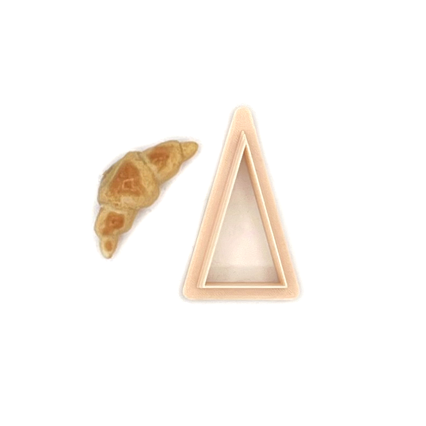 Make a Croissant (stud) | Rol een Croissantje | Polymeer klei cutter | Polymer Clay Cutter