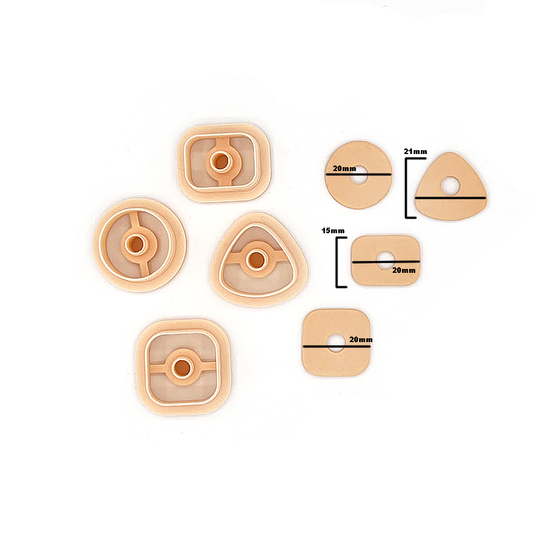 Set of 4 Fatty's Polymer Clay Cutters