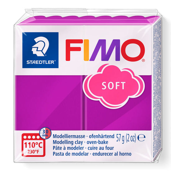 Fimo klei soft purperviolet 8020-61