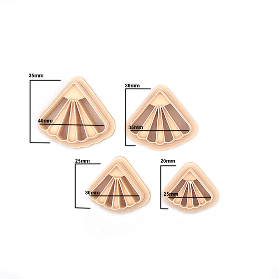 Flairy Rectangle | Waaier | Polymer Clay Cutter  | Polymeer klei cutter |