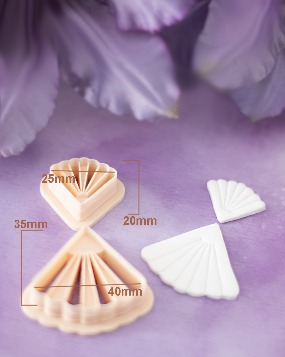 GRATIS! Organic Flairy Triangle set (2 cutters)