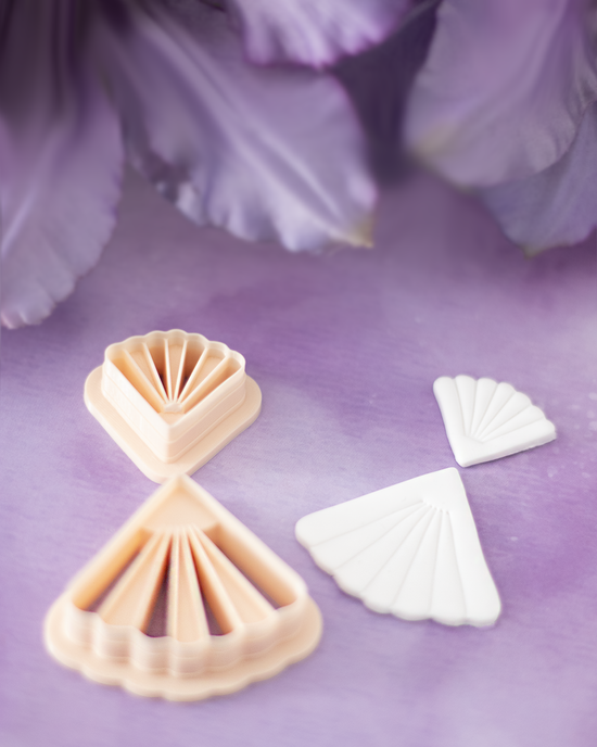 Flairy Rectangle | Waaier | Polymer Clay Cutter  | Polymeer klei cutter |