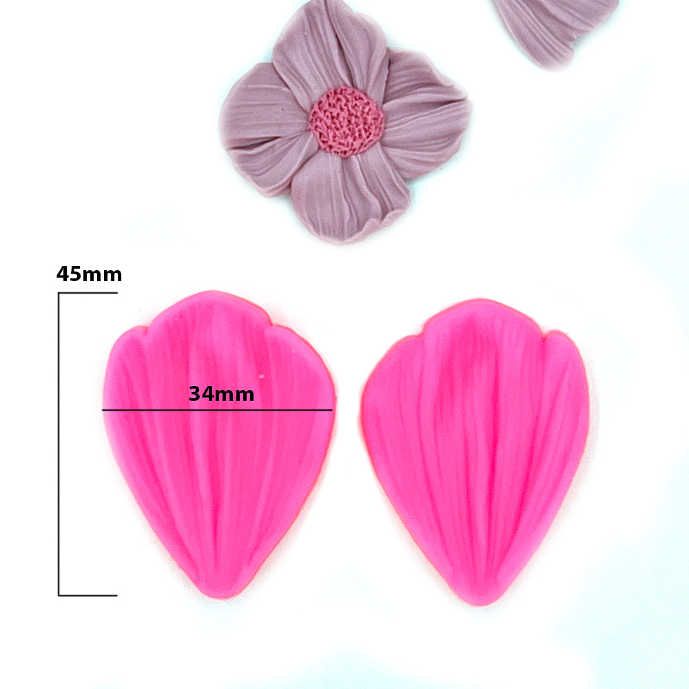Silicone Flower Petal Molds Large (2pcs)