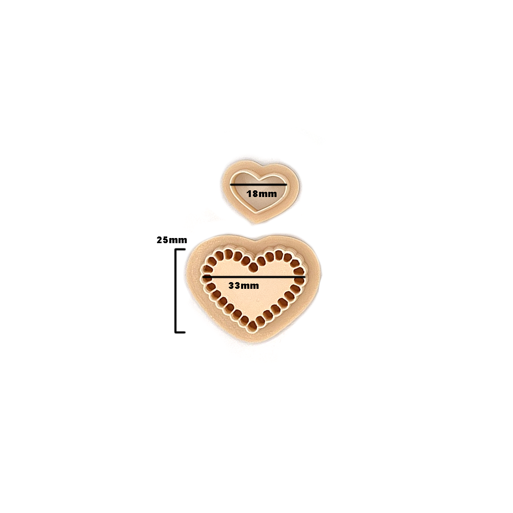 Hart Bubbel set | Polymeer klei cutter