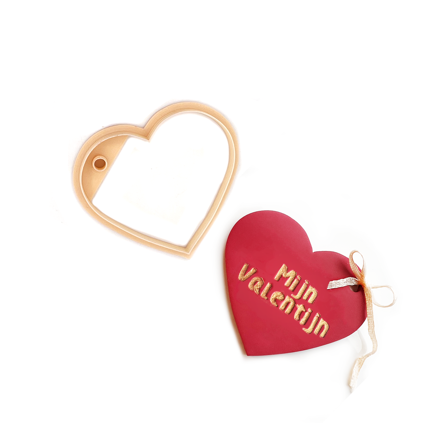 Valentine Hanger Heart | Valentijn Hanger Hart | Polymer Clay Cutters | Polymeer Klei Cutters