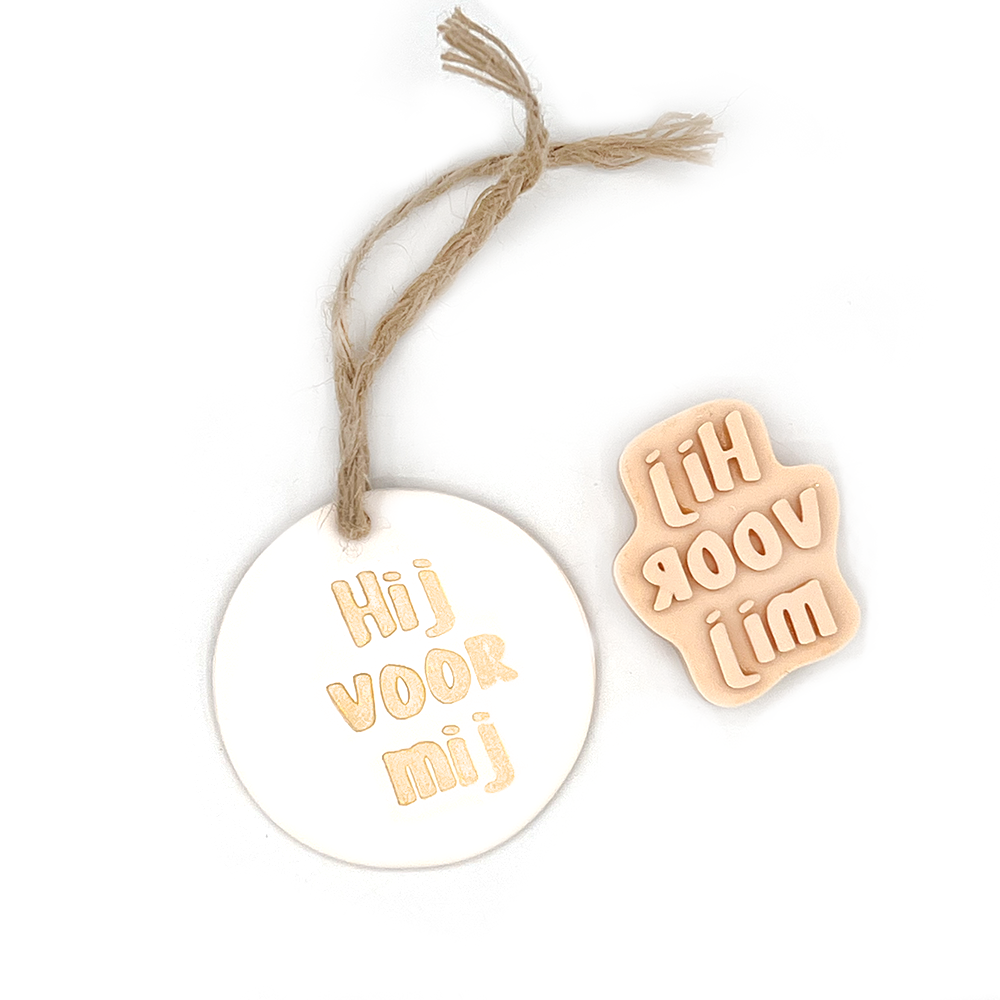 Paastak hanger Stempels Christelijke Teksten 70 | Polymeer Klei Stempels