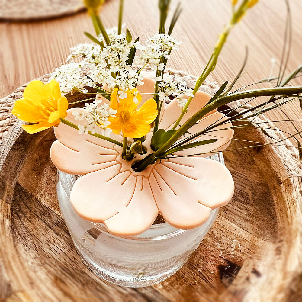 Bloemhouder A kleine pot 10cm | Bloemverdeler | Jar Holder | Polymeer klei cutters