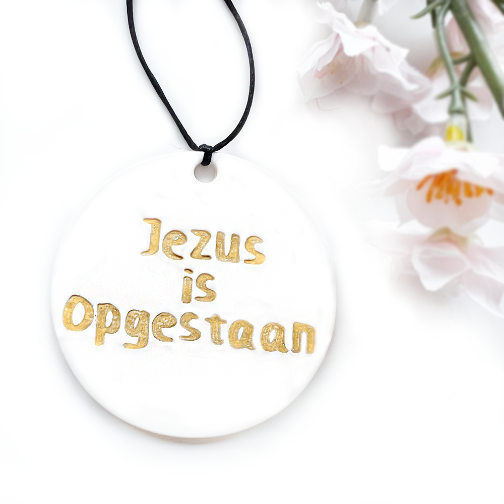 Paastak hanger Stempels Christelijke Teksten 70 | Polymeer Klei Stempels