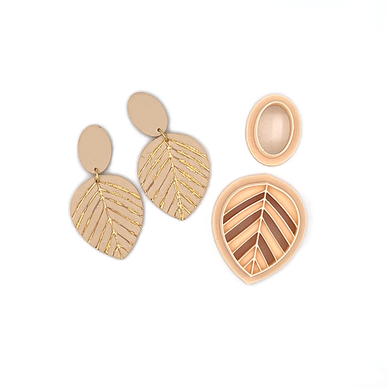 Leaf set | Blad set | Polymer Clay Cutter  | Polymeer klei cutter