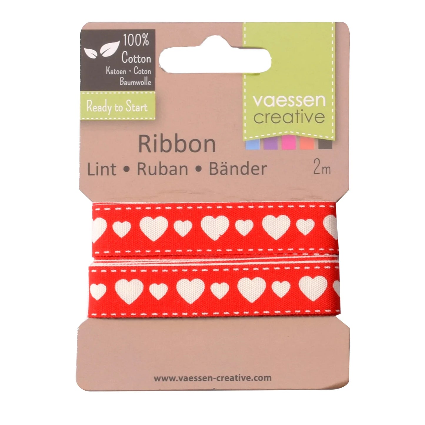 Vaessen Creative • Lint 2mx15mm Heart