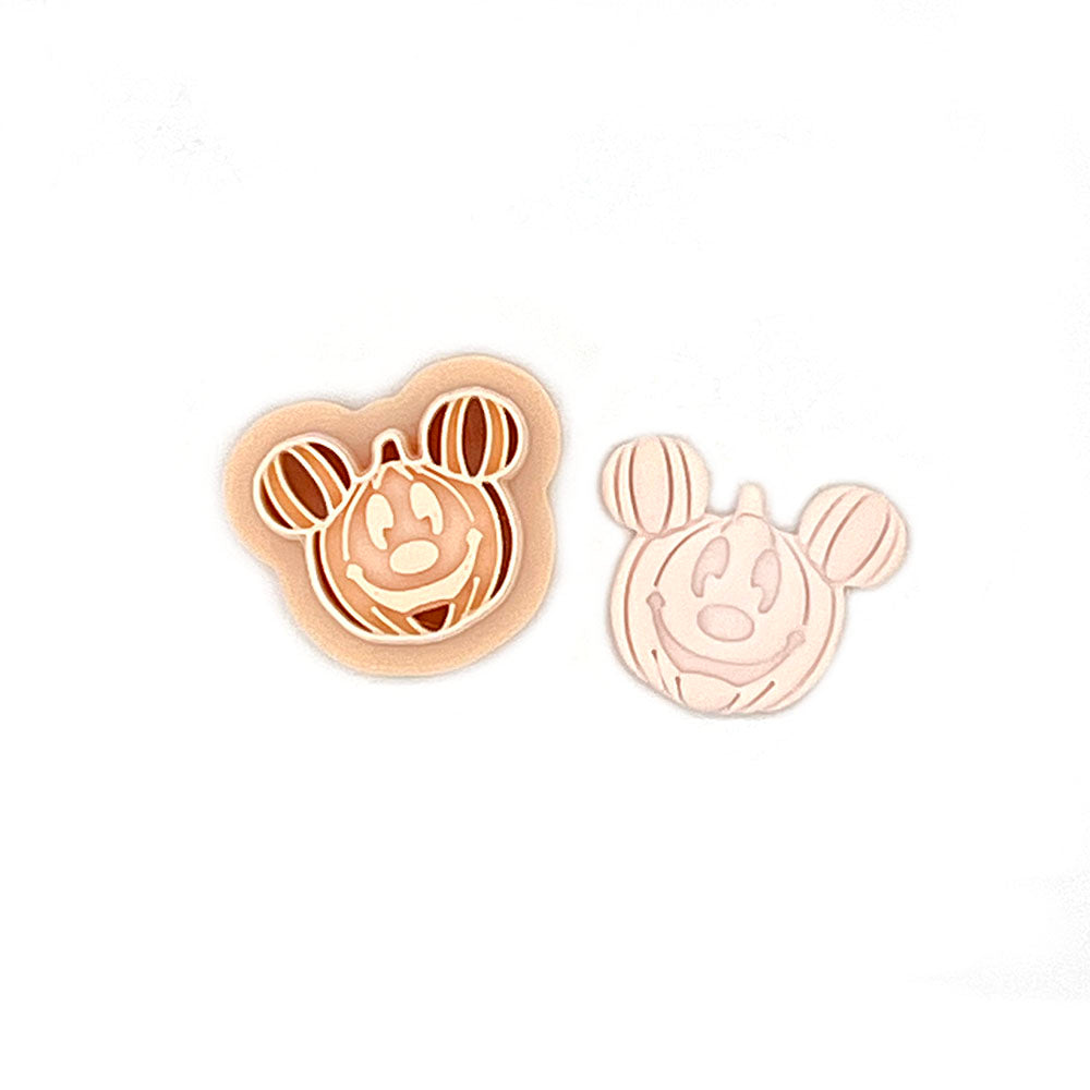 Mouse Pumpkin| Muis Pompoen | Polymer Clay Cutter  | Polymeer klei cutter | Halloween