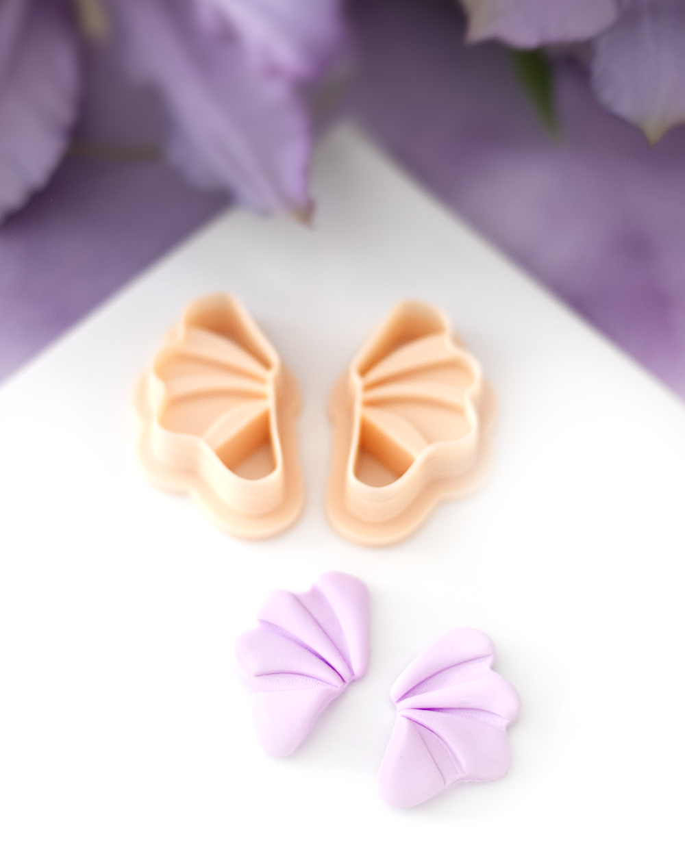 Organic Wing | Organic Vleugel | Polymer Clay Cutter  | Polymeer klei cutter