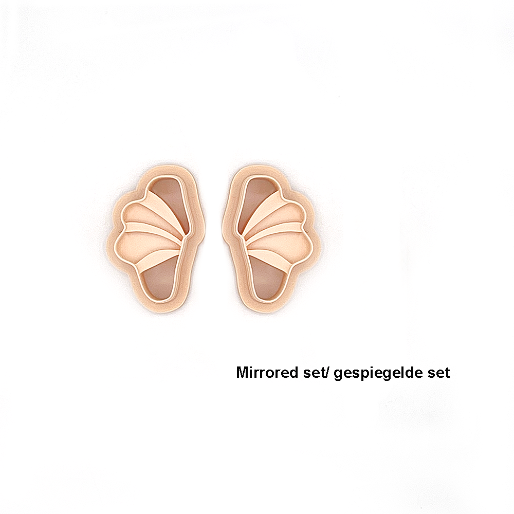 Organic Wing | Organic Vleugel | Polymer Clay Cutter  | Polymeer klei cutter