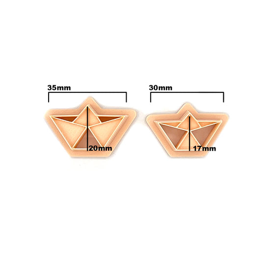 Origami Hat | Polymer Clay Cutter | 2 sizes