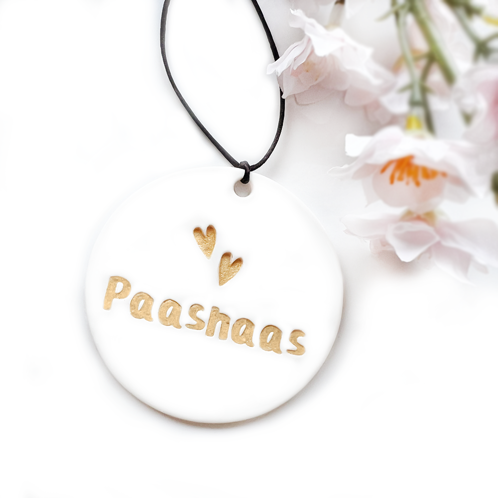 Paastak hanger Stempel Paashaas | Polymer Clay Stamp | Polymeer Klei Stempel