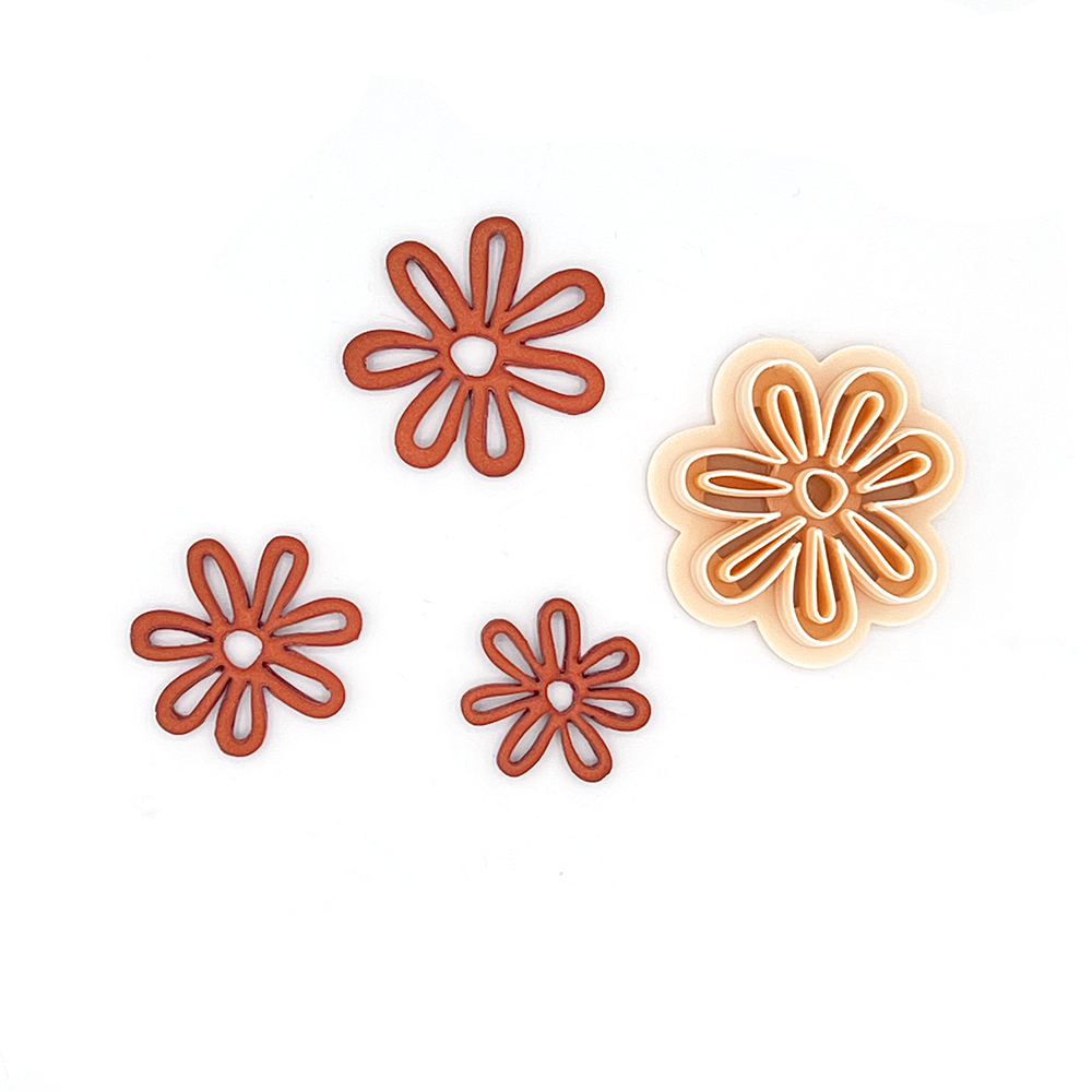 Raffia Flower | Polymer Clay Cutter