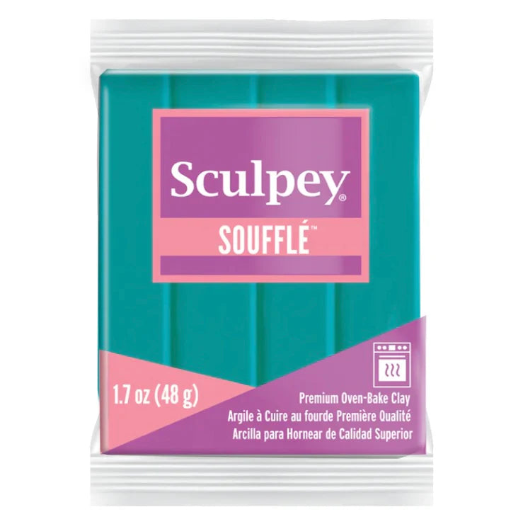Sculpey Soufflé | Sea Glass 6505 | 48 gram | Polymeer Klei | Polymer Clay