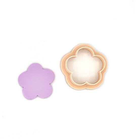 Solid Flower |  Volle Bloem | Polymeer klei cutter | Polymer Clay Cutter