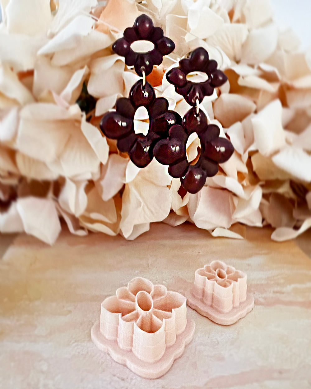 Square Flower | Vierkante Bloem | Polymeer klei cutter | Polymer Clay Cutter