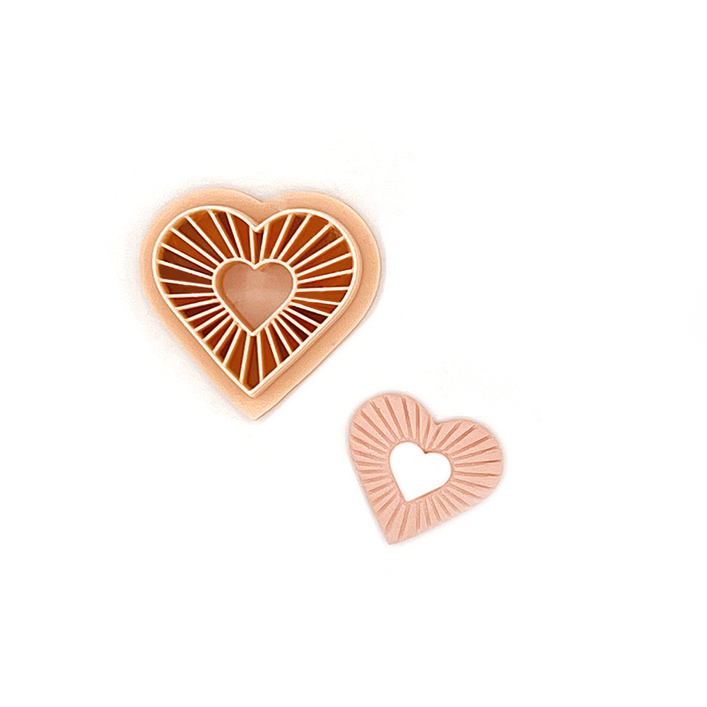 Starburst Hart Open | Polymeer klei cutter