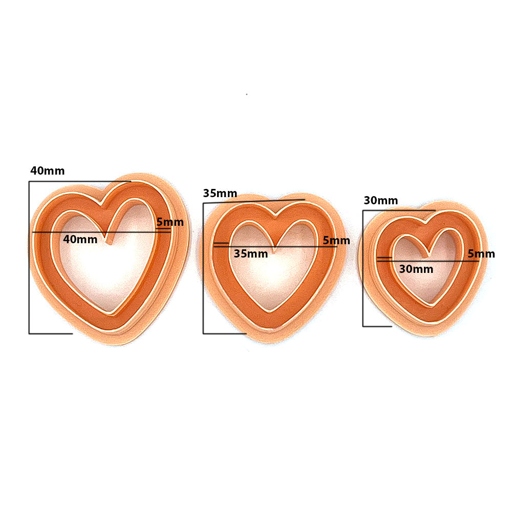 STL file Thin Hearts (for 3D printing only)