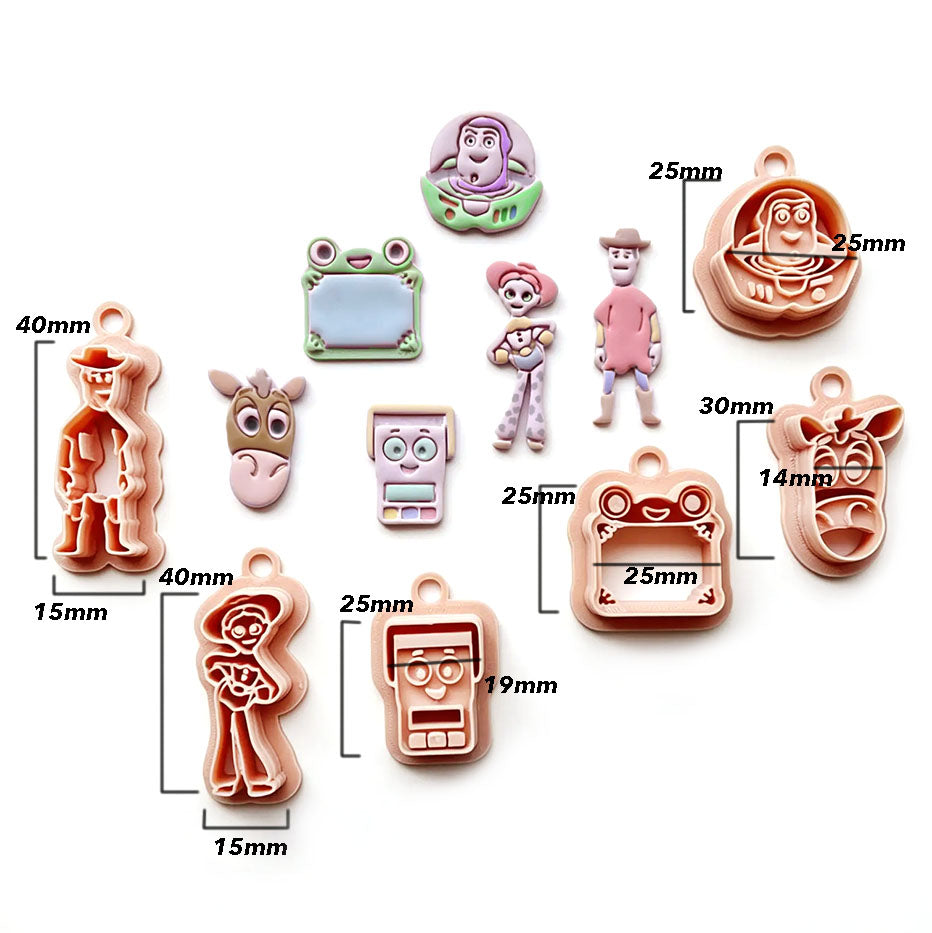 Toy Story 5 geinspireerde figuren  | Polymeer klei cutters