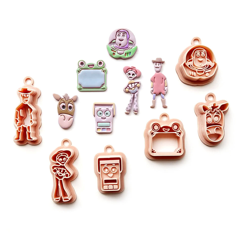 Toy Story 5 geinspireerde figuren  | Polymeer klei cutters