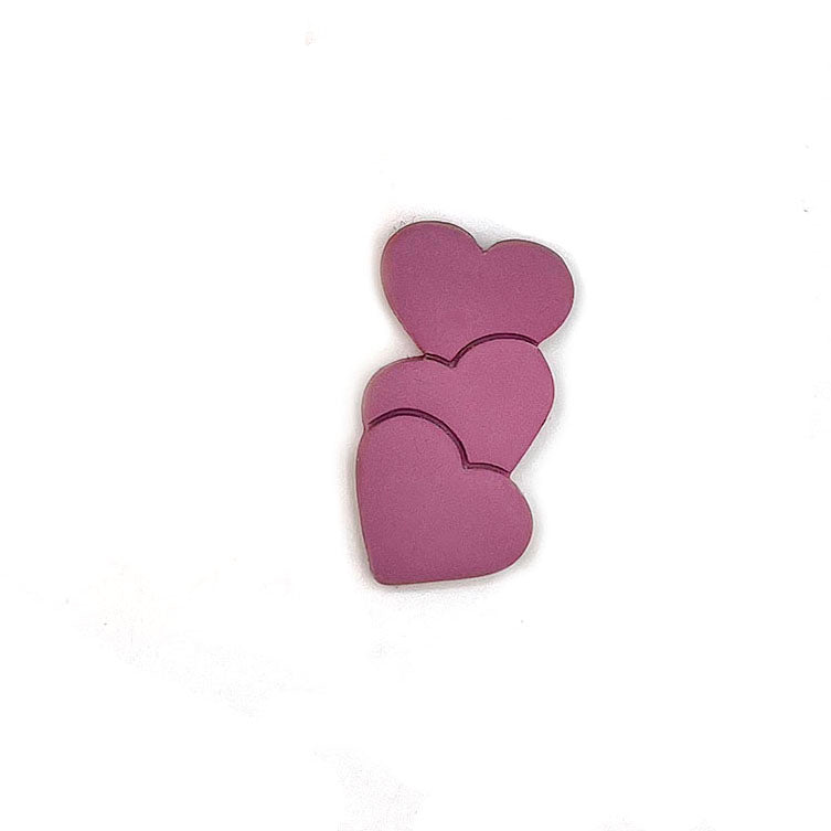 STL file Triple Heart Dangle (for 3D printing only)