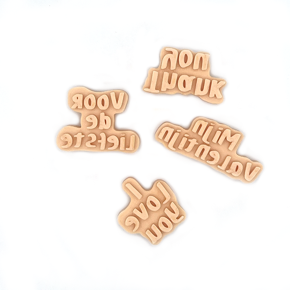 Valentijn Hanger Stempel I Love You  | Polymer Clay Cutters | Polymeer Klei Cutters