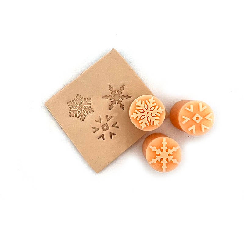 Tiny Snowflake Stamps B (3pcs)