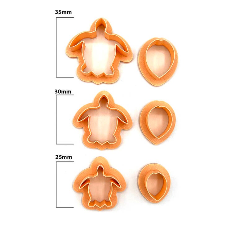 Sea Turtle with Shell (2 pcs)